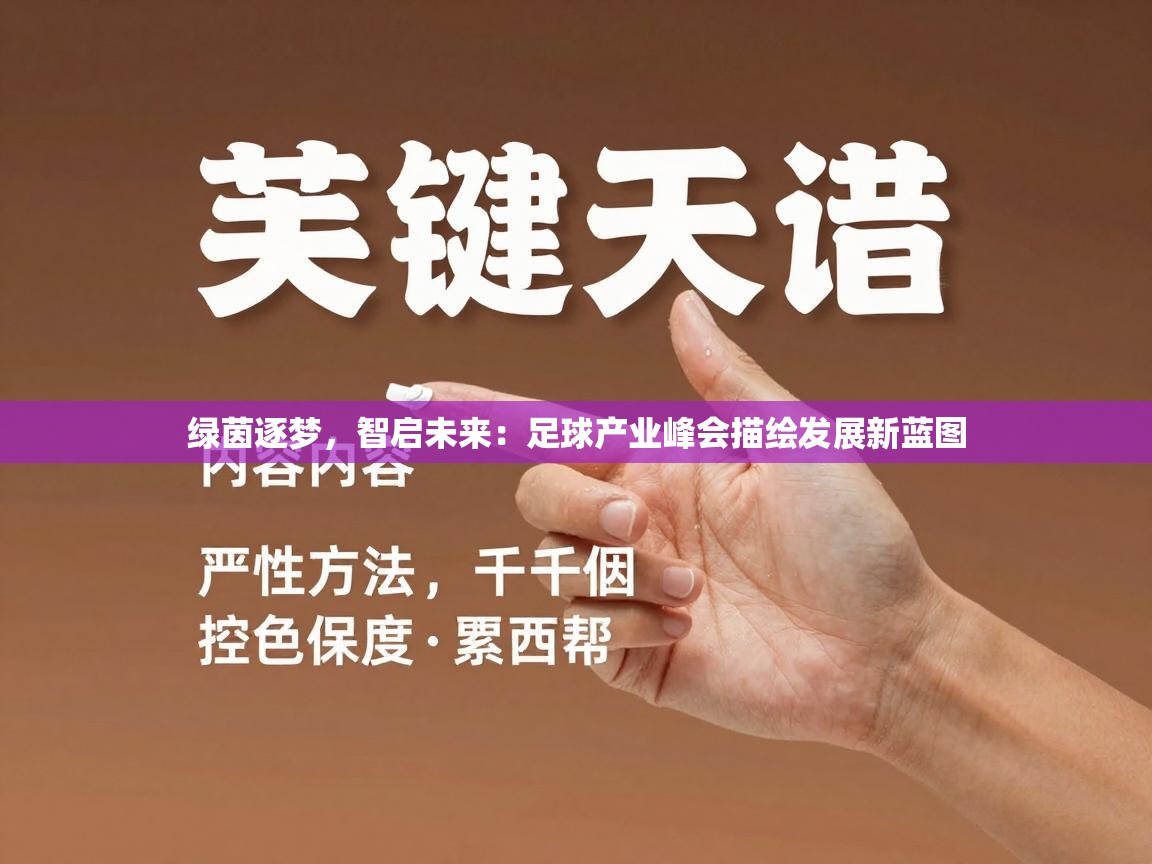 绿茵逐梦，智启未来：足球产业峰会描绘发展新蓝图  第1张